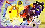 Wassily Kandinsky Canvas Paintings - Yellow Red Blue